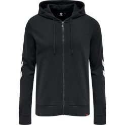 Bluza z kapturem i zamkiem błyskawicznym Hummel Legacy Plus. Niebieskie bluzy z kapturem męskie HUMMEL, m, bez wzorów, z kapturem. Za 217.50 zł.