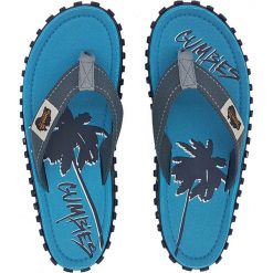 Gumbies - Japonki Islander Twin Palms. Szare klapki i japonki męskie Gumbies, w paski, z bawełny. Za 99.90 zł.