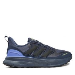 Buty do biegania adidas. Niebieskie buty do biegania męskie ADIDAS, bez wzorów, bez zapięcia, do biegania. Za 379.99 zł.
