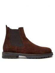 Marc O'Polo Sztyblety 407 27385002 300 Brązowy. Brązowe sztyblety męskie Marc O'Polo, ze skóry, bez obcasa, bez zapięcia. Za 499.99 zł.
