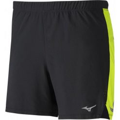 Mizuno Spodenki Sportowe Męskie Aero 4.5 Short Black/Safety Yellow L. Szorty sportowe męskie marki 4f. W wyprzedaży za 149.00 zł.