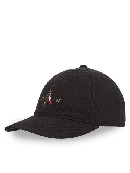 Tommy Hilfiger Czapka z daszkiem Seasonal Flag Wash 6 Panel Cap AM0AM13348 Czarny. Czarne czapki męskie Tommy Hilfiger, bez wzorów, z bawełny. Za 139.99 zł.