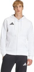 Bluza męska adidas Entrada 26 FZ Hoody biała KF5943 XL. Białe bluzy nierozpinane męskie ADIDAS, m, bez wzorów, bez ramiączek, bez kaptura. Za 218.99 zł.