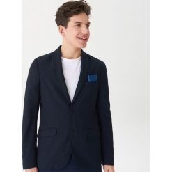 Marynarka slim fit - Granatowy. Marynarki męskie marki House. Za 189.99 zł.