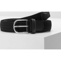 Anderson's STRECH BELT Pasek pleciony black. Czarne paski męskie Anderson's, w paski, z materiału. Za 379.00 zł.