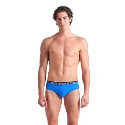 Kąpielówki Arena Elastic Logo. Niebieskie kąpielówki męskie ARENA, m, bez wzorów. Za 213.00 zł.