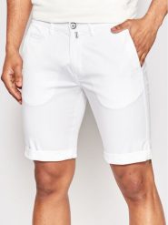Pierre Cardin Szorty materiałowe 34770/000/4007 Biały Slim Fit. Białe szorty męskie Pierre Cardin, bez wzorów, z bawełny. Za 319.99 zł.