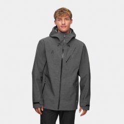 Kurtka trekkingowa hardshell męska Alpinus Stromlo. Czarne kurtki outdoor męskie Alpinus, m, bez wzorów, z hardshellu, bez kaptura, trekkingowe. Za 599.00 zł.