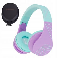 PowerLocus Bluetooth Headphones P1 Teal-Purple. Fioletowe słuchawki bluetooth PowerLocus. Za 102.13 zł.