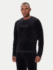 BOSS Bluza Velour 50550636 Czarny Regular Fit. Czarne bluzy nierozpinane męskie Boss, m, bez wzorów, z bawełny, bez ramiączek, bez kaptura. Za 339.99 zł.