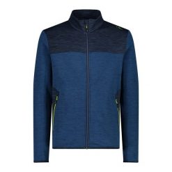 Bluza męska turystyczna CMP 33E5977. Niebieskie bluzy nierozpinane męskie CMP, m, bez wzorów, sportowe, bez ramiączek, bez kaptura. W wyprzedaży za 293.99 zł.