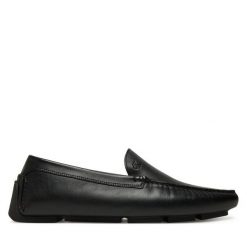 Mokasyny Calvin Klein. Czarne mokasyny męskie Calvin Klein, bez zapięcia. Za 489.99 zł.