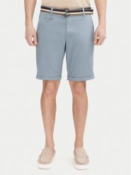 INDICODE Szorty materiałowe Royce 70-039 Niebieski Slim Fit. Niebieskie szorty męskie INDICODE, bez wzorów, z bawełny. Za 99.99 zł.
