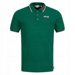 Polo Lonsdale Lion. Zielone koszulki polo męskie Lonsdale, m, bez wzorów, eleganckie, bez kołnierzyka, bez ramiączek. Za 226.00 zł.