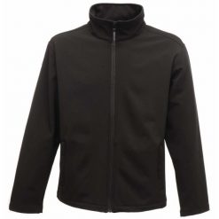 Męska Klasyczna Kurtka Softshell. Czarne kurtki softshell męskie Regatta, m, bez wzorów, z softshellu, bez kaptura, trekkingowe. Za 170.99 zł.