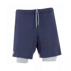 Męskie spodenki Under Armour Tech Vent 2w1 Short Blue. Niebieskie szorty sportowe męskie Under Armour, bez wzorów, z dzianiny, sportowe. Za 285.99 zł.