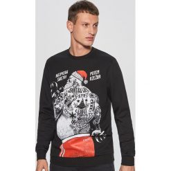Bluza z nadrukiem kolekcja christmas - Czarny. Bluzy nierozpinane męskie marki Cropp. W wyprzedaży za 29.99 zł.