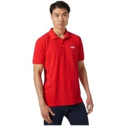 Polo Helly Hansen Malcesine. Czerwone koszulki polo męskie Helly Hansen, m, bez wzorów, z bawełny, bez kołnierzyka, bez ramiączek. W wyprzedaży za 248.45 zł.