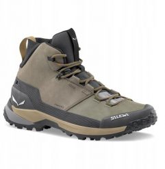 Buty Puez leather mid ptx-bungee cord-onyx-uk 8,5 (42,5) SALEWA. Buty trekkingowe męskie Salewa, bez wzorów, bez zapięcia. Za 1,246.00 zł.