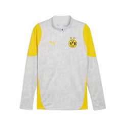 Męska bluza treningowa Borussia Dortmund z zamkiem 1/4 PUMA. Szare bluzy bez kaptura męskie Puma, l, bez wzorów, bez kaptura. W wyprzedaży za 369.00 zł.