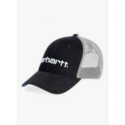 Czapka z daszkiem Carhartt Dunmore Logo Graphic Cap. Czarne czapki męskie Carhartt, bez wzorów, sportowe. Za 114.99 zł.