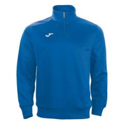 Bluza piłkarska męska Joma Faraon. Niebieskie bluzy nierozpinane męskie Joma, m, bez wzorów, sportowe, bez ramiączek, bez kaptura. Za 155.85 zł.