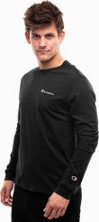Champion Bluza męska Champion Crewneck Long Sleeve czarna 220265 KK001 2XL. Czarne bluzy nierozpinane męskie CHAMPION, m, bez wzorów, bez ramiączek, bez kaptura. Za 56.70 zł.