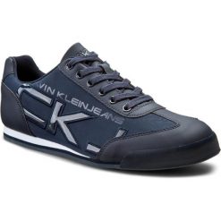Sneakersy CALVIN KLEIN JEANS - Cale SE8454 Navy. Niebieskie buty sportowe na co dzień męskie Calvin Klein Jeans, z jeansu. Za 459.90 zł.