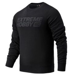 Bluza męska EXTREME HOBBY BLOCK. Czarne bluzy nierozpinane męskie EXTREME HOBBY, l, bez wzorów, z bawełny, klasyczne, bez ramiączek, bez kaptura. Za 239.00 zł.