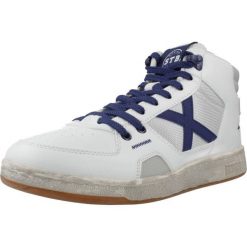 Buty MUNICH DOME 17 Biały. Białe buty trekkingowe męskie Munich, bez wzorów, ze skóry, sportowe, bez obcasa, bez zapięcia. Za 400.91 zł.