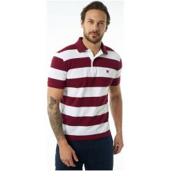 Auden Cavill Koszulka Polo Męska M Burgundowa. Czerwone koszulki polo męskie Auden Cavill, m, bez wzorów, bez kołnierzyka, bez ramiączek. Za 159.00 zł.