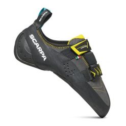 Buty wspinaczkowe SCARPA Vapor V. Szare buty trekkingowe męskie Scarpa, bez wzorów, bez zapięcia, trekkingowe. Za 599.99 zł.