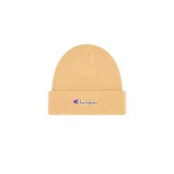 Czapka dla dorosłych Champion Beanie. Brązowe czapki męskie CHAMPION, bez wzorów, z poliesteru, sportowe. W wyprzedaży za 68.00 zł.