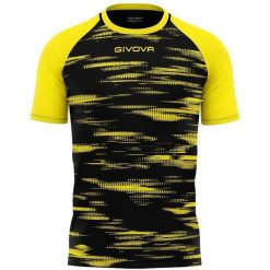 Givova Pixel Sport T-shirt 3XL Czarny-Żółty Unisex. Czarne t-shirty sportowe męskie Givova, xl, bez wzorów, z poliesteru, eleganckie, bez ramiączek. Za 139.99 zł.