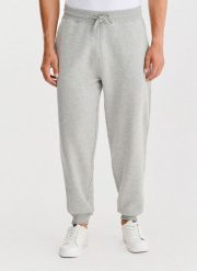 PAKO LORENTE - Spodnie dresowe w szarym kolorze. Szare spodnie dresowe męskie Pako Lorente, bez wzorów, z bawełny. Za 149.99 zł.