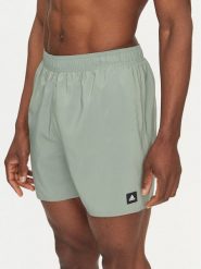 Adidas Szorty kąpielowe Solid CLX JC9920 Zielony Regular Fit. Zielone kąpielówki męskie ADIDAS, m, bez wzorów, z syntetyku. Za 119.99 zł.