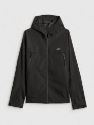 4F Kurtka przejściowa membrana 5000 męska - czarna S. Czarne kurtki męskie 4f, l, bez wzorów, z materiału, biznesowe, bez ramiączek, bez kaptura. Za 399.99 zł.