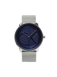 Calvin Klein Zegarek Iconic 25200031 Srebrny. Szare, analogowe zegarki męskie Calvin Klein, srebrne. Za 699.99 zł.