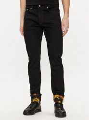 Versace Jeans Couture Jeansy 76GAB5DM Czarny Slim Fit. Czarne jeansy męskie Versace Jeans Couture, bez wzorów, z bawełny. Za 869.99 zł.