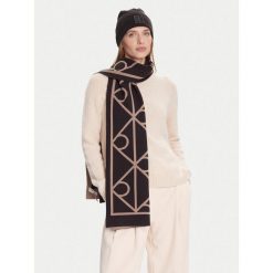 Zestaw Szalik i Czapka Calvin Klein. Czarne czapki męskie Calvin Klein, bez wzorów. Za 429.99 zł.