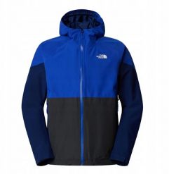 Kurtka przeciwdeszczowa The North Face Lightning Zip-In Jacket - asphalt grey/tnf blue. Niebieskie kurtki męskie The North Face, m, bez wzorów, bez ramiączek, bez kaptura. Za 691.99 zł.