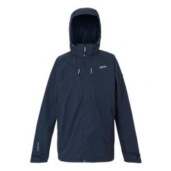 Męska Wodoodporna Kurtka Calderdale VI. Niebieskie kurtki męskie Regatta, m, bez wzorów, sportowe, bez ramiączek, bez kaptura. Za 240.99 zł.