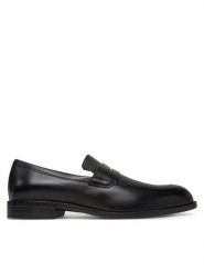 BOSS Półbuty Tayil_Loaf_ltmxwv 50541717 Czarny. Czarne eleganckie półbuty męskie Boss, ze skóry, wizytowe, bez obcasa, bez zapięcia. Za 569.99 zł.