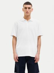 Jack & Jones Polo Kane 12270150 Biały Regular Fit. Białe koszulki polo męskie Jack & Jones, m, bez wzorów, z syntetyku, bez kołnierzyka, bez ramiączek. Za 49.99 zł.