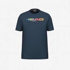 Koszulka Head Rainbow. Niebieskie t-shirty sportowe męskie Head, m, bez wzorów, sportowe, bez ramiączek. W wyprzedaży za 153.00 zł.