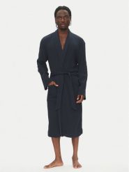 Emporio Armani Underwear Szlafrok EM001214 AF10792 UB102 Granatowy. Niebieskie szlafroki męskie Emporio Armani Underwear, m, bez wzorów, z bawełny, bez kaptura. Za 609.99 zł.