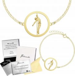Radziszewska Jewellery Bransoletka Złota Pole Dance Męski Srebro 925 Grawer Gratis Prezent. Żółte biżuteria dla mężczyzn Radziszewska Jewellery, srebrne. Za 148.00 zł.