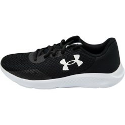 Buty do biegania męskie, Under Armour Charged Pursuit 3. Białe buty do biegania męskie Under Armour, bez wzorów, z materiału, bez zapięcia, do biegania. Za 269.99 zł.