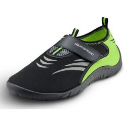 Buty do wody Aqua Speed 27A. Czarne buty sportowe na co dzień męskie Aqua-Speed, m, bez wzorów, sportowe, bez ramiączek, bez kaptura. Za 45.90 zł.