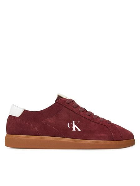 Calvin Klein Jeans Sneakersy Low Profile Cupsole Su YM0YM01321 Bordowy. Czerwone buty sportowe na co dzień męskie Calvin Klein Jeans, m, bez wzorów, z jeansu, bez ramiączek, bez kaptura. Za 329.99 zł.